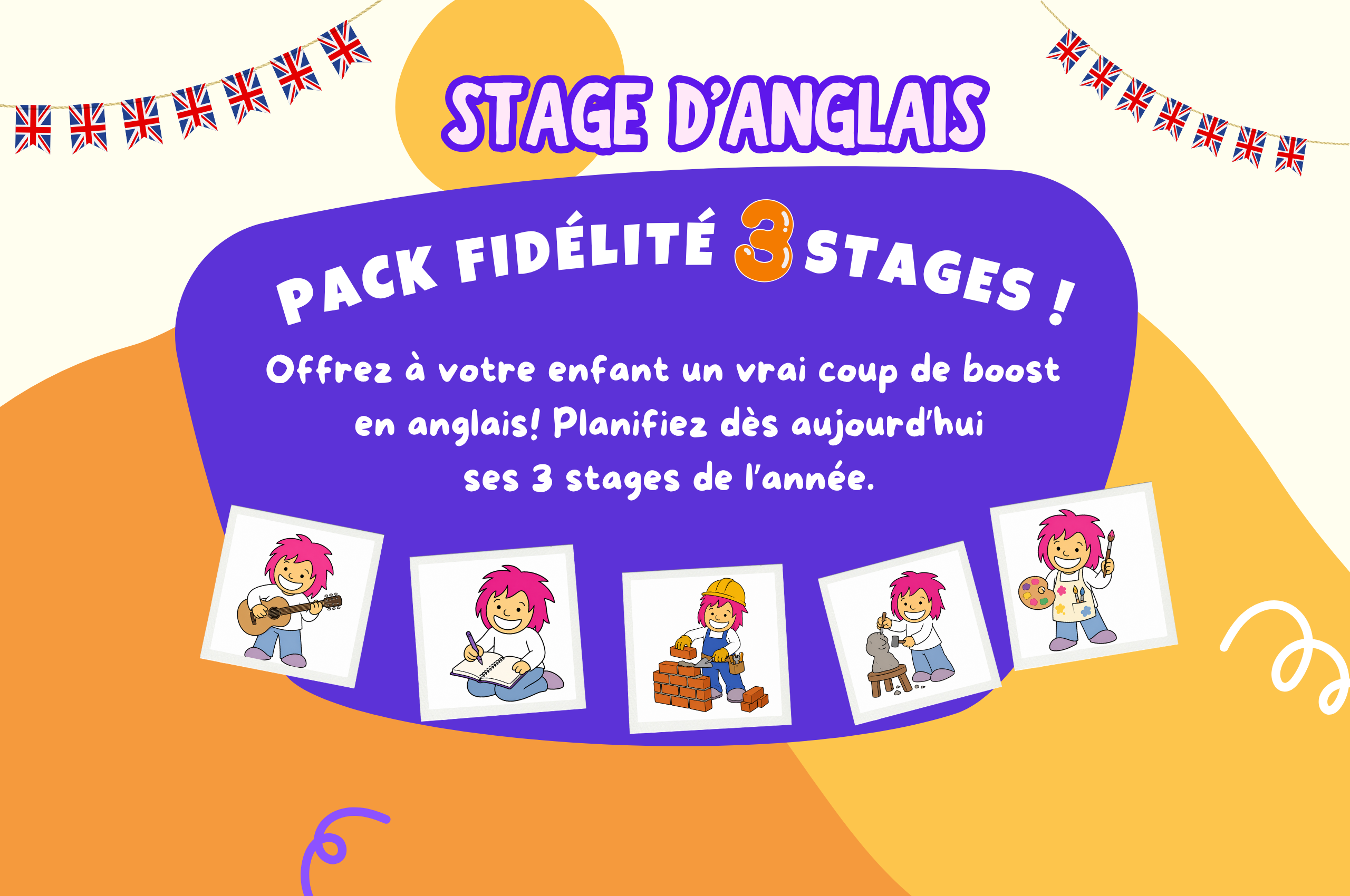 Stages vacances anglais Lille Croix